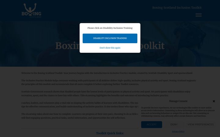 Captura de pantalla de boxingscotlandtoolkit.org