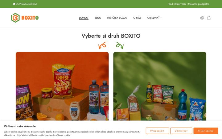 Screenshot of boxito.sk