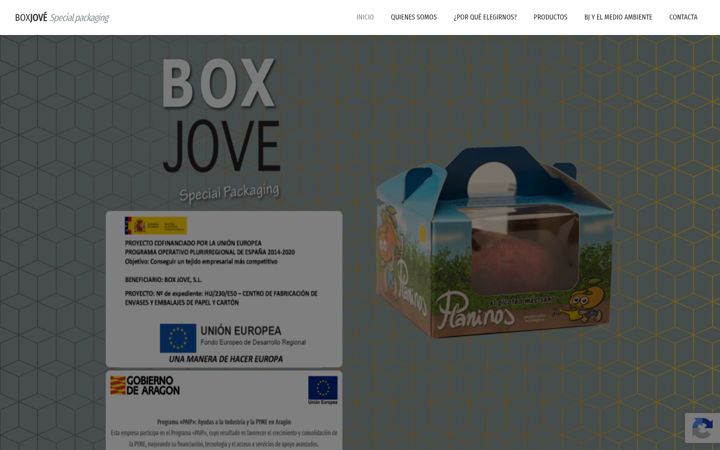 Snímek obrazovky boxjove.es