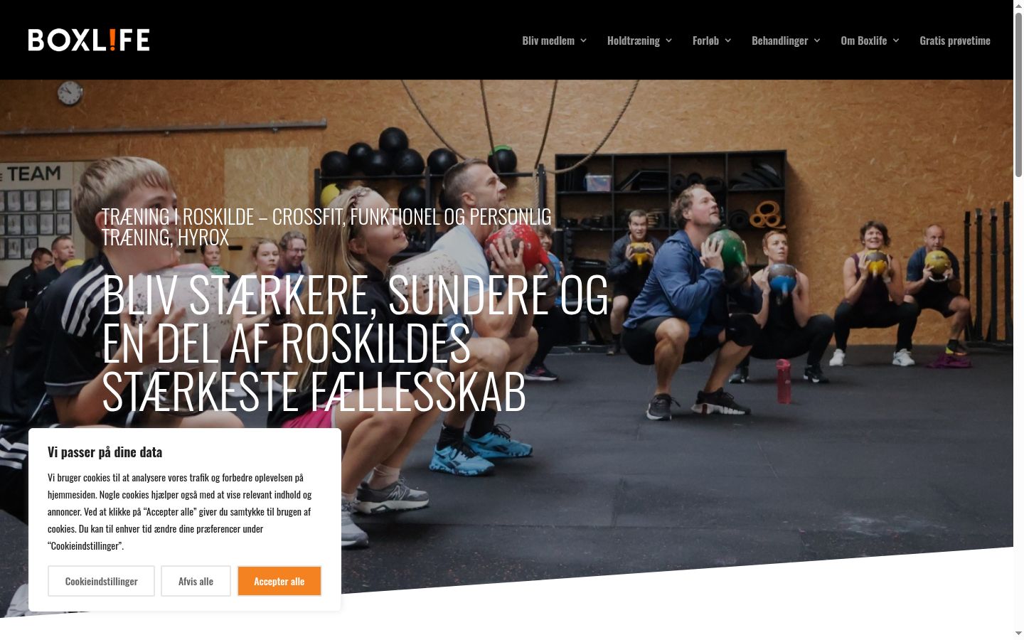 Screenshot tal-banner tal-kunsens muri qabel kwalunkwe interazzjoni