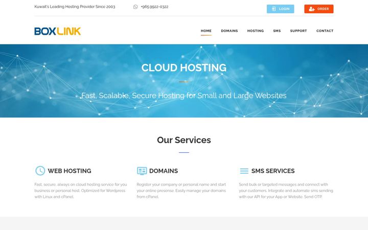 Screenshot of boxlink.net