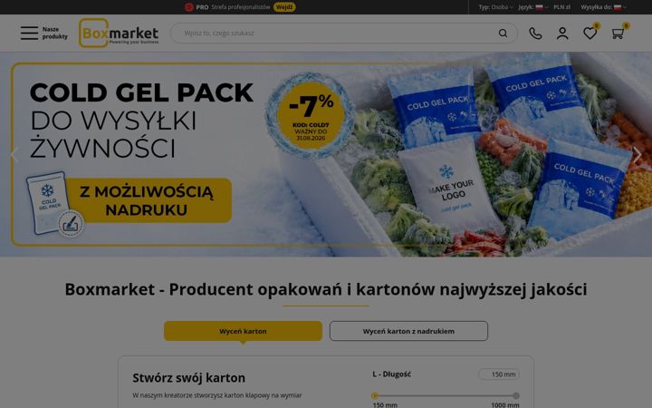 Screenshot of boxmarket.eu