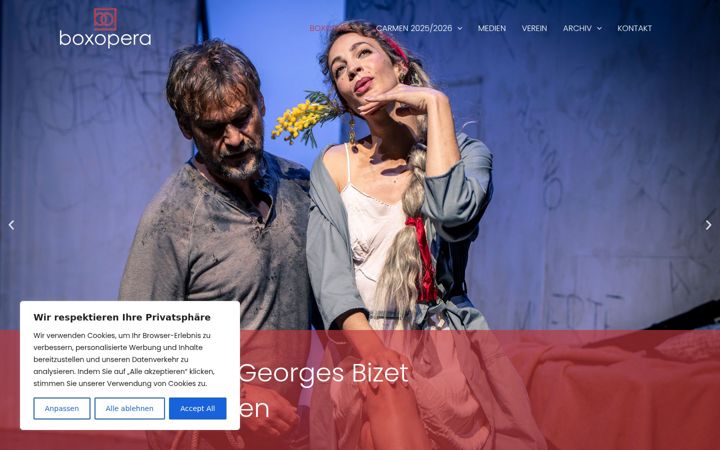 Screenshot of boxopera.net
