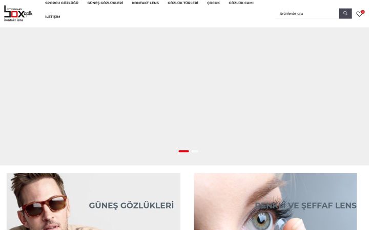 Screenshot of boxoptik.com.tr