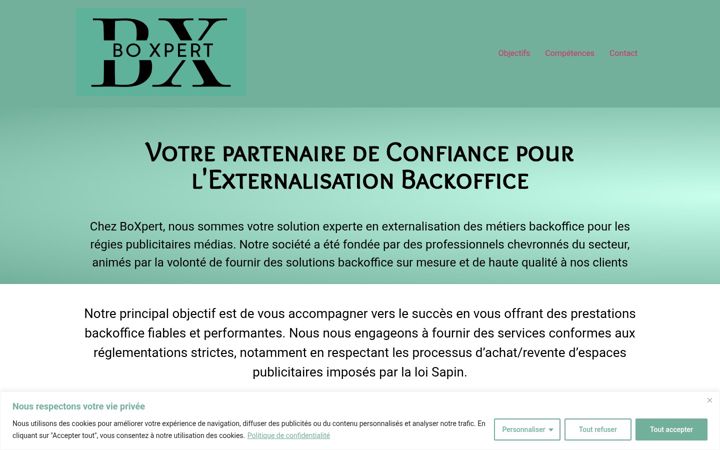 Screenshot stránky boxpert.fr