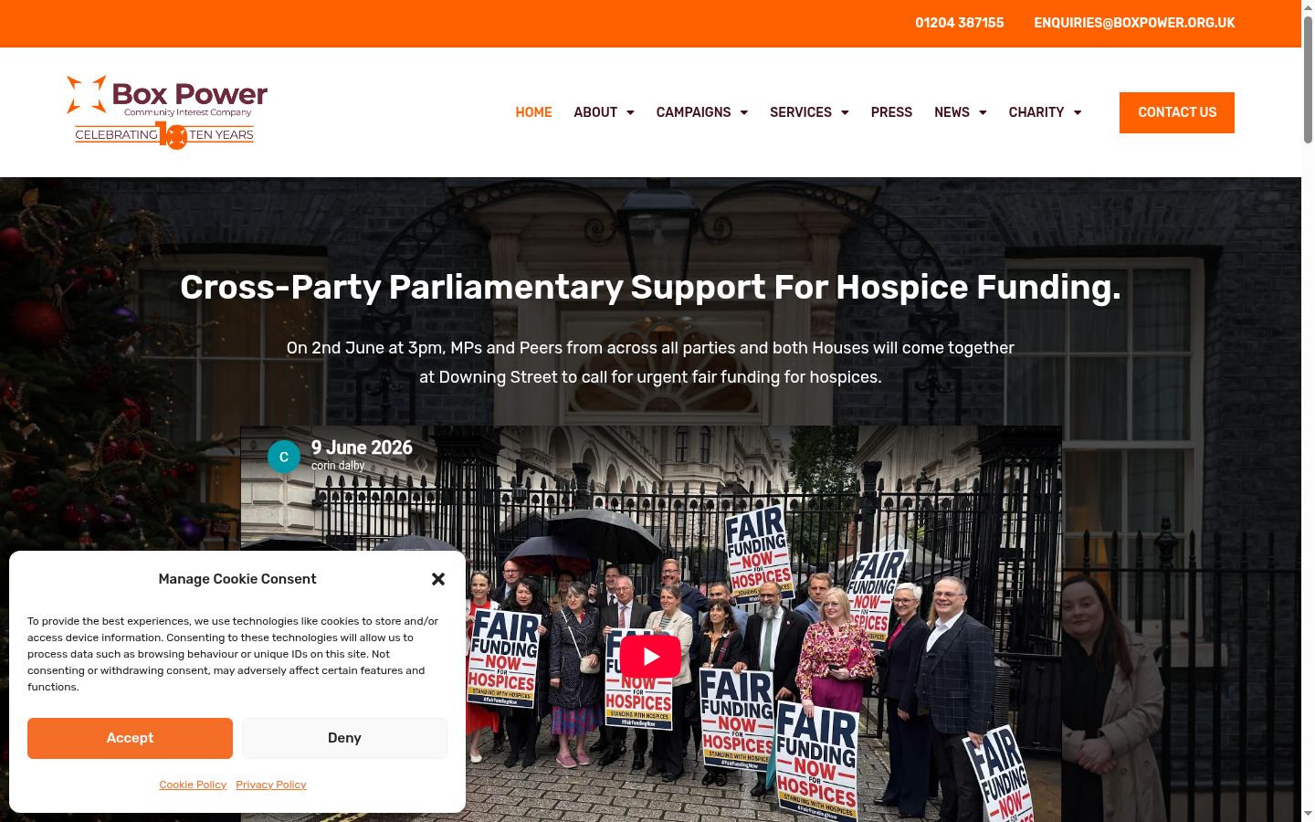 Screenshot tal-banner tal-kunsens muri qabel kwalunkwe interazzjoni