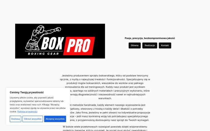 Screenshot of boxpro.bialystok.pl