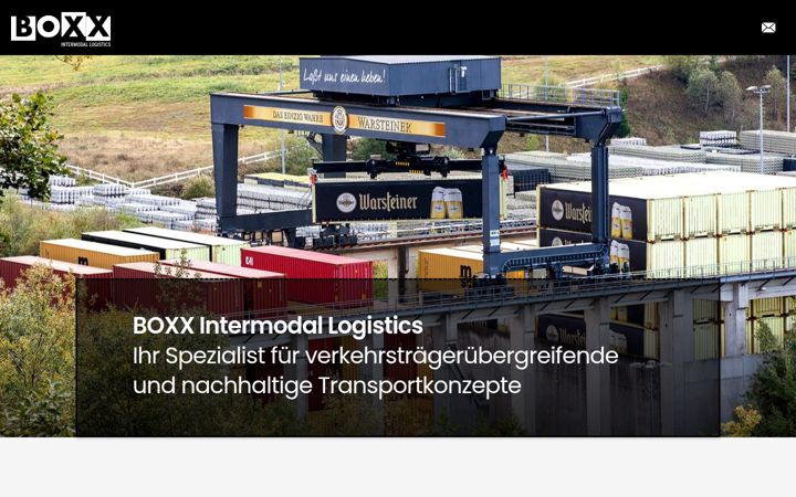 Screenshot of boxx-logistics.com