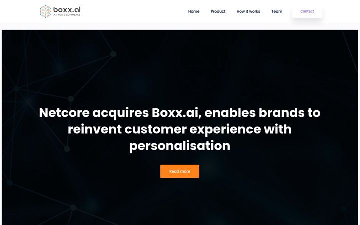 Screenshot of boxx.ai