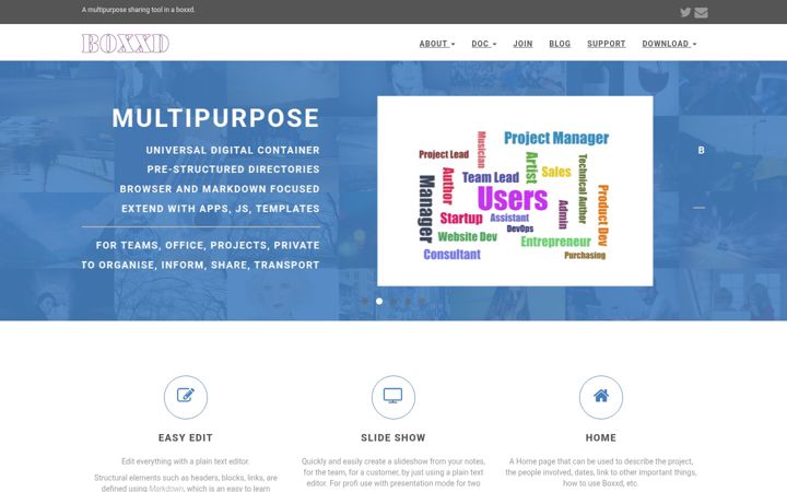 Screenshot of boxxd.org