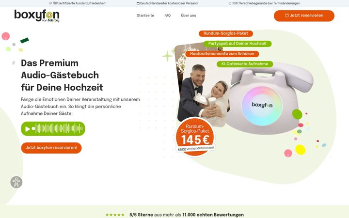 Screenshot of boxyfon.de