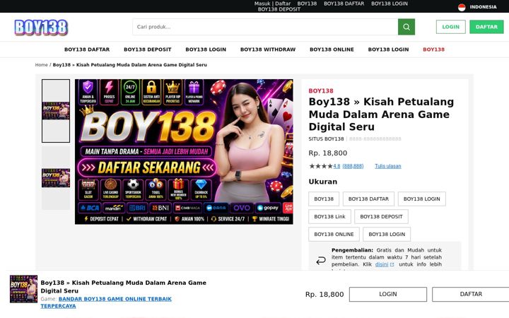 Screenshot of boy138s.com