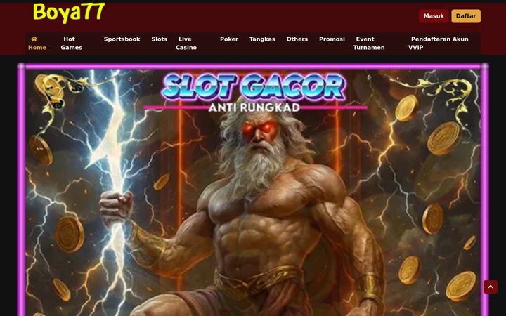 Screenshot of boya77.org
