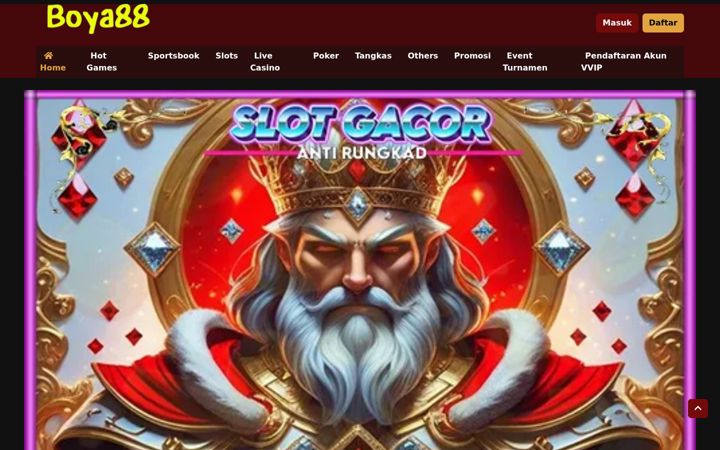 Screenshot of boya88slot.com
