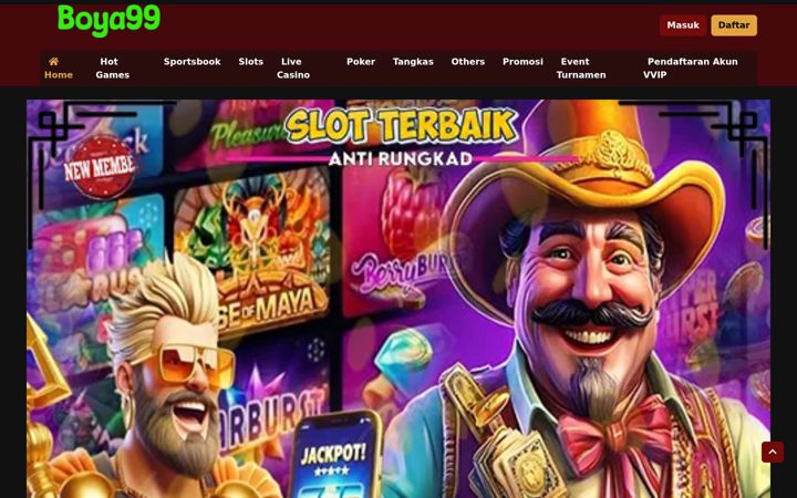 Screenshot of boya99slot.com
