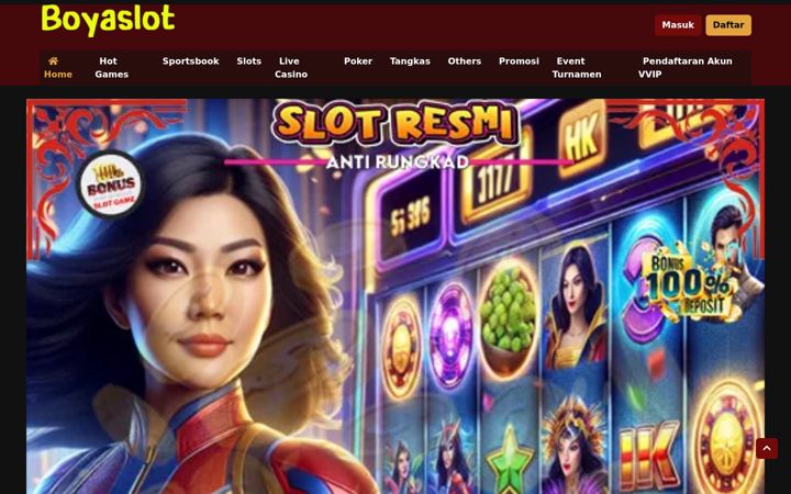 Screenshot of boyaslot.net