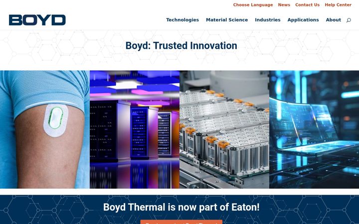 Screenshot of boydcorp.com