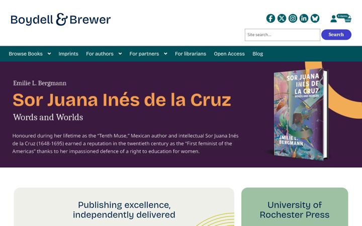 Screenshot of boydellandbrewer.com