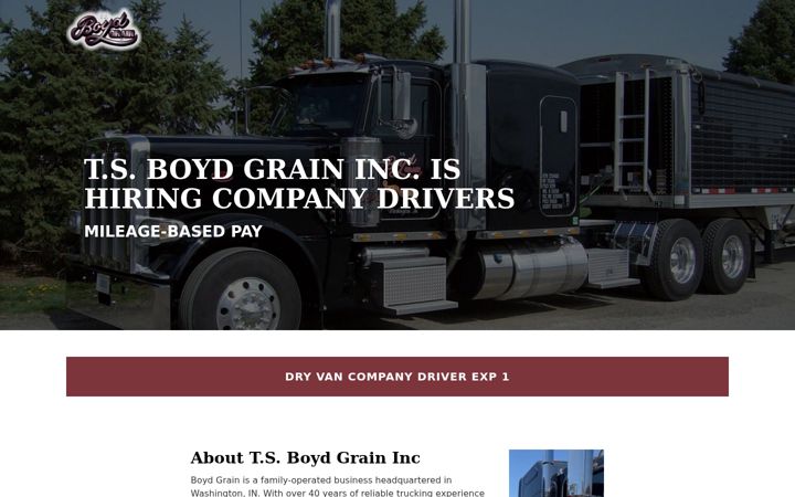 Screenshot of boydgrainjobs.com