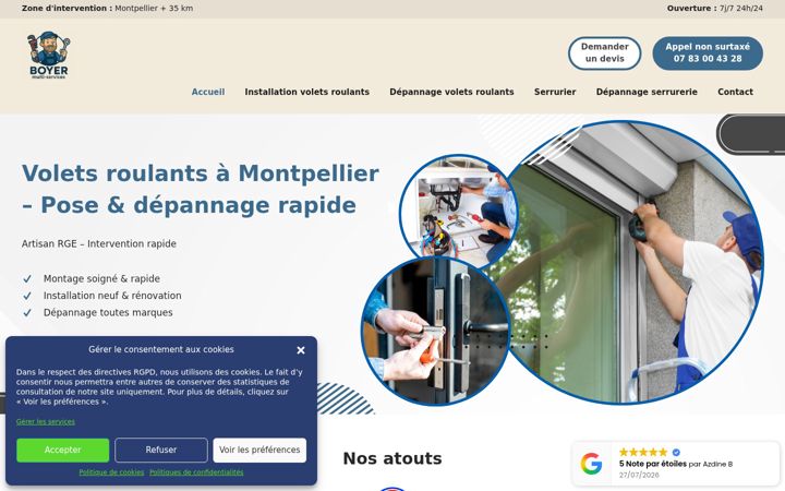Screenshot of boyer-multiservices.fr