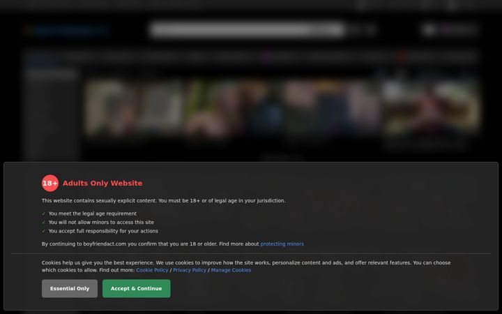 Screenshot of boyfriendact.com