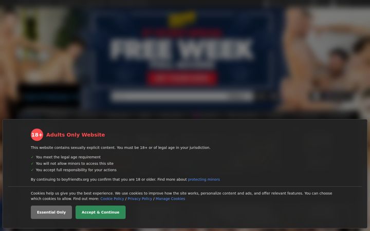 Screenshot of boyfriendtv.org