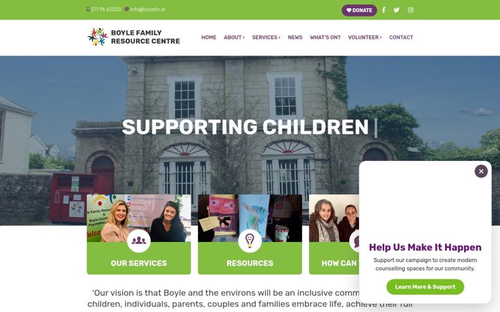 Screenshot of boylefrc.ie