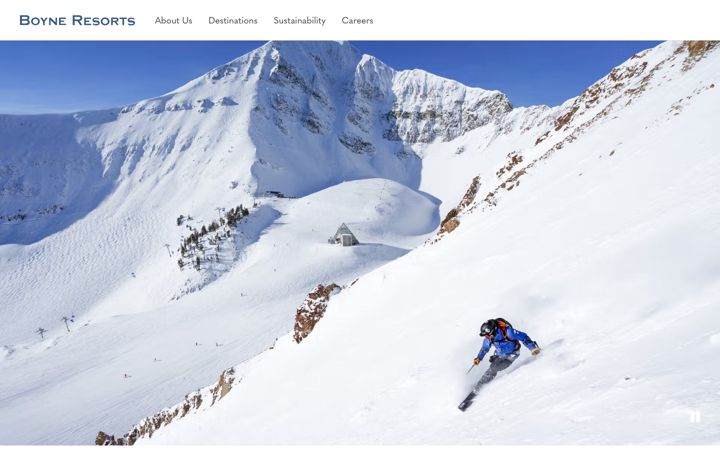 Screenshot of boyneresorts.com