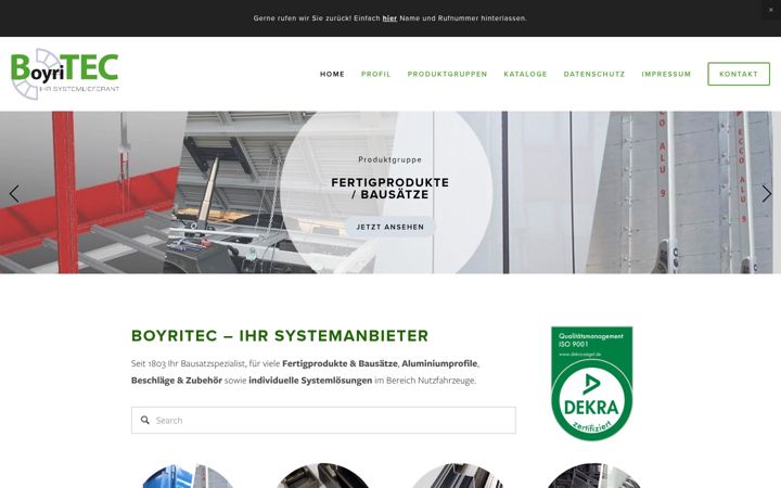 Screenshot of boyritec.de