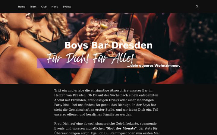 Screenshot of boysbar.de