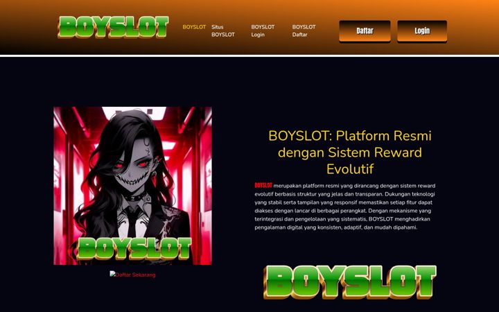 Screenshot of boyslot.net