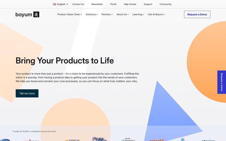 Screenshot of boyum-it.com