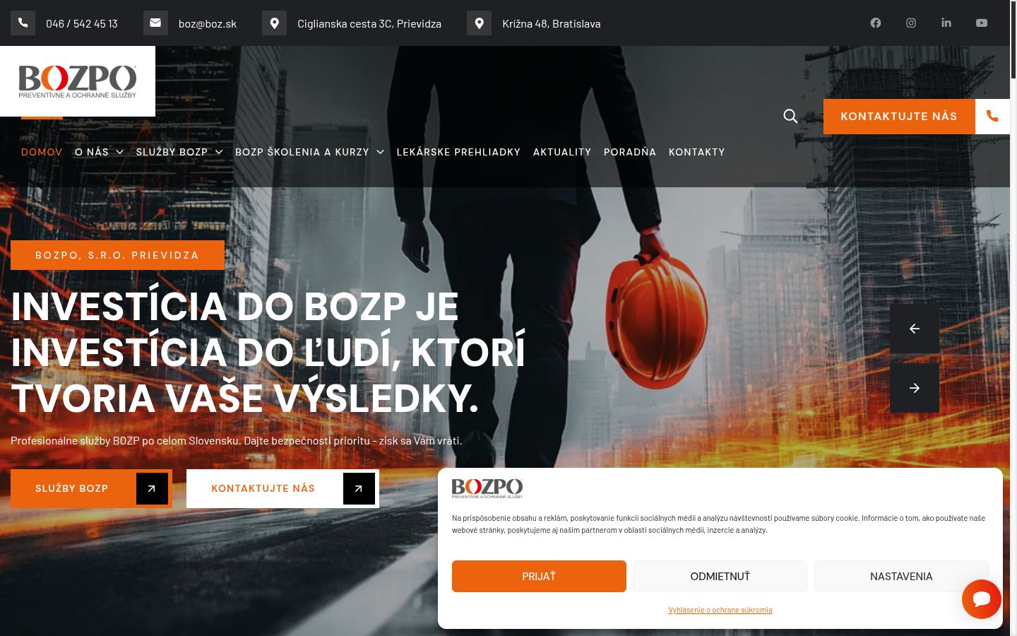 Screenshot tal-banner tal-kunsens muri qabel kwalunkwe interazzjoni