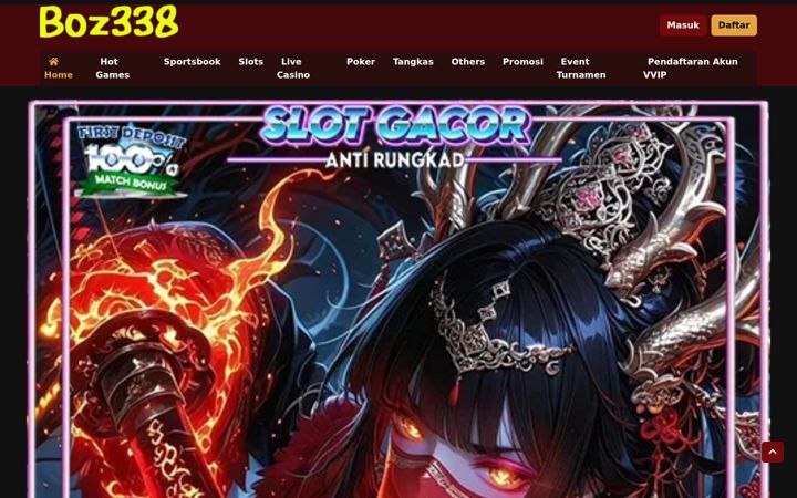 Screenshot of boz338.com
