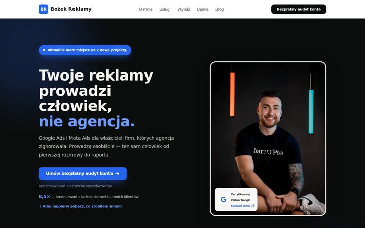 Screenshot of bozekreklamy.pl