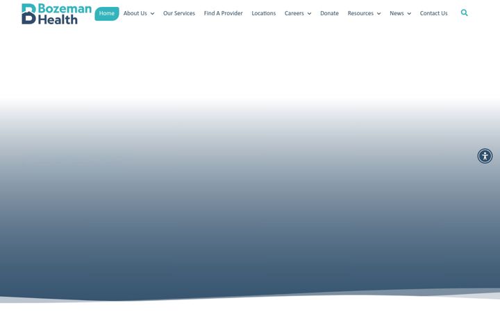 Screenshot of bozemanhealth.org
