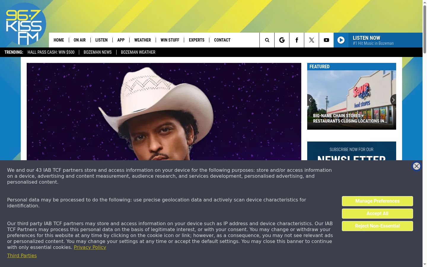 Screenshot tal-banner tal-kunsens muri qabel kwalunkwe interazzjoni