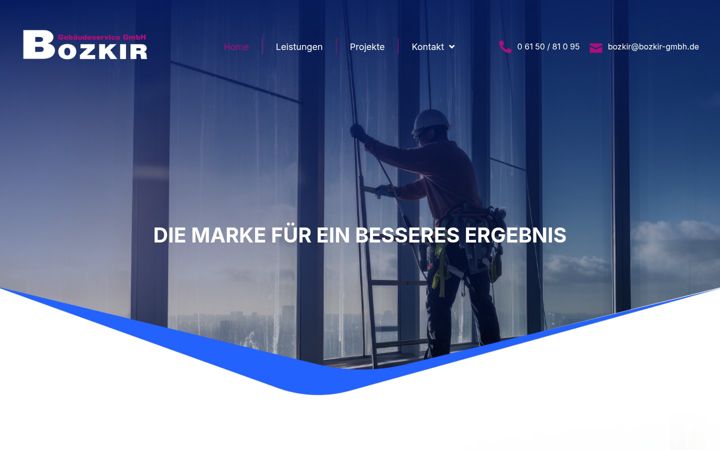Screenshot of bozkir.de