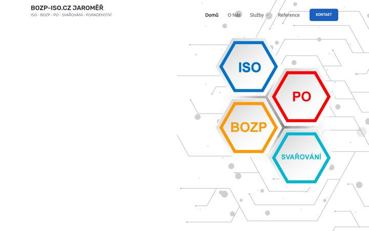 Zrzut ekranu bozp-iso.cz