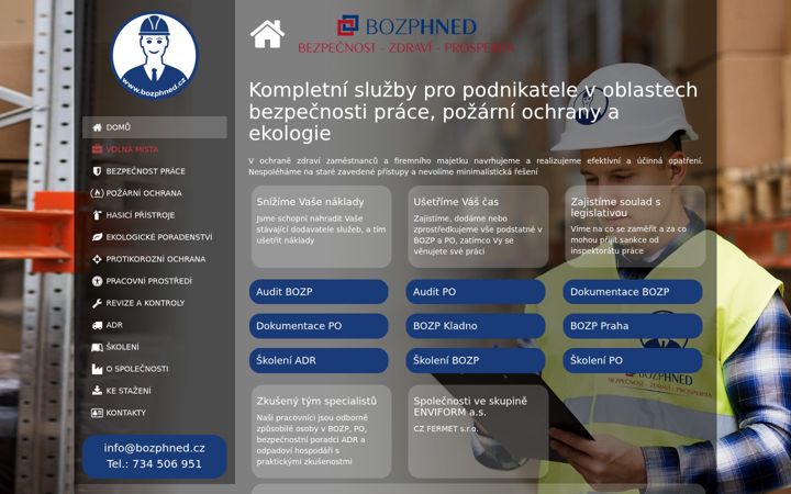 Screenshot of bozphned.cz