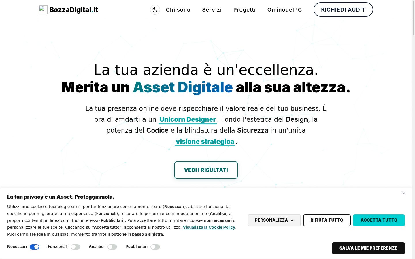 Képernyőkép a bármilyen interakció előtt megjelenő hozzájárulási bannerről