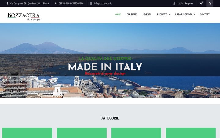 Screenshot stránky bozzaotra.it