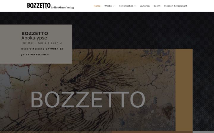 Screenshot of bozzettotrilogie.com