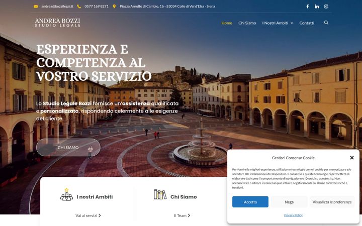 Screenshot of bozzilegal.it