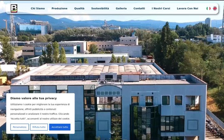 Screenshot of bozzispa.it