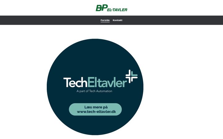 Screenshot of bp-eltavler.dk