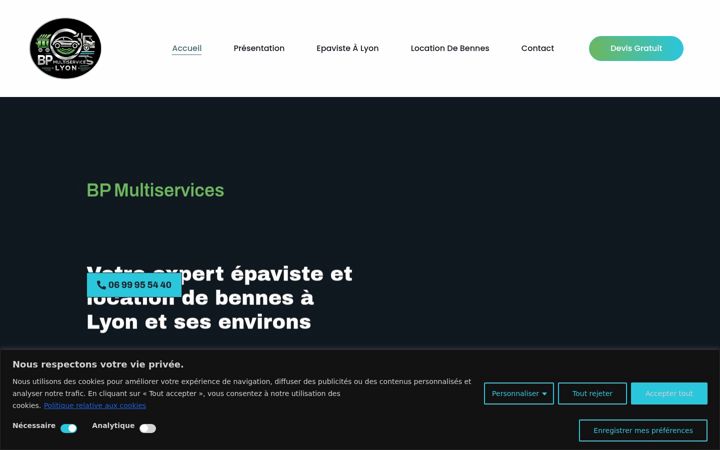 Screenshot of bp-multiservices-lyon.com