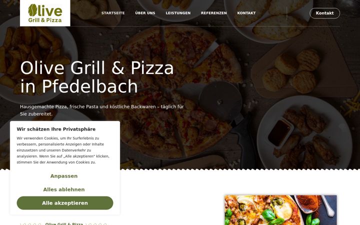 Screenshot of bp-olive.de