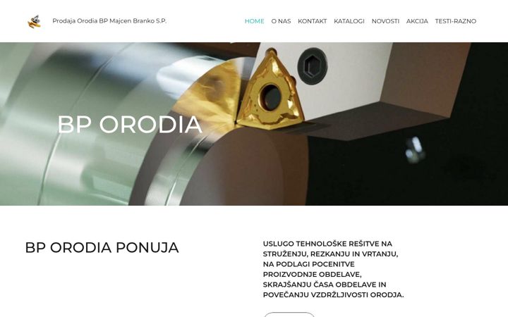 Screenshot of bp-orodija.com