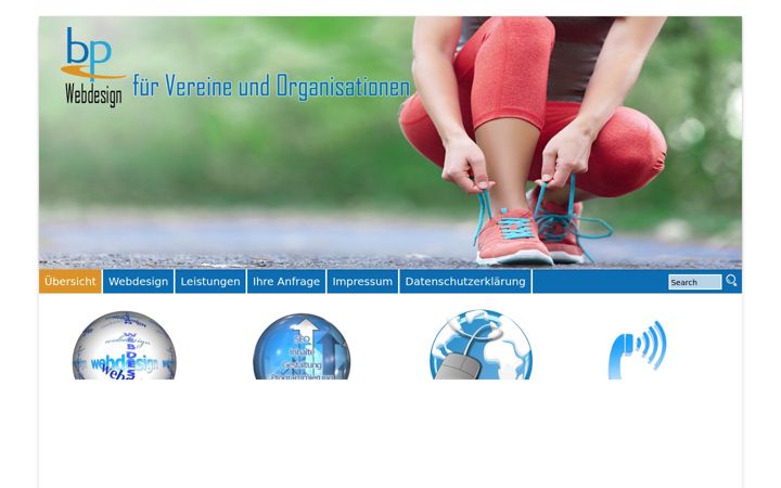 Screenshot of bp-webdesign.de